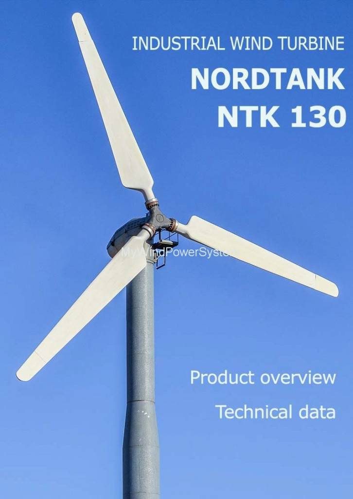 NORDTANK NTK130 Wind turbine blades b 726x1024 726x1024 NORDTANK NTK 130kW or de rated 60kW   20 x Units