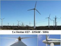 VESTAS V27 – 225kW – 29m Rotor – Wind Turbine For Sale