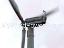 FUHRLANDER FL250 Wind Turbines for Sale – 29m Rotor